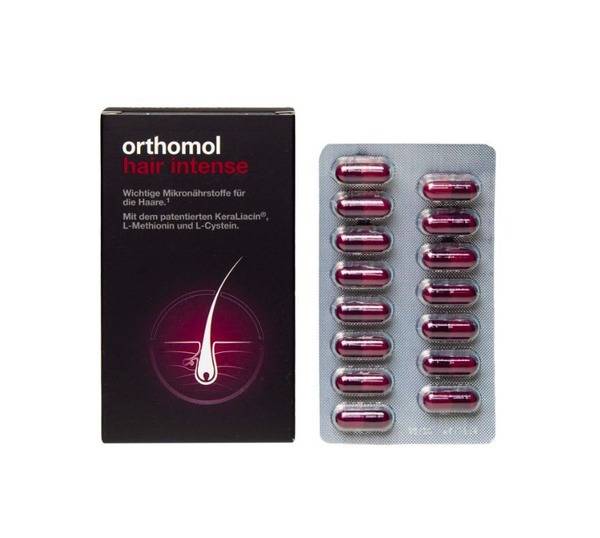 Orthomol Hair Intense (60 Capsules): 30-Day Supply for Hair Growth & Beauty