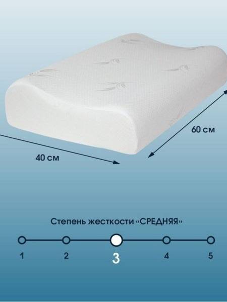 FILENSO Orthopedic Pillow for Adults 60x40x12x10