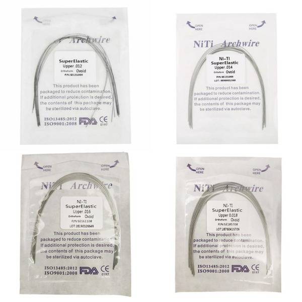 NeoHealth Titanium Nail Correction Thread Set for Ingrown Nails 4 Sizes (10 pcs each)
