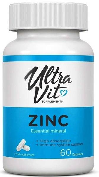 UV Zinc Citrate 25mg, 60 Capsules: Your Key to a Stronger Immune System and Radiant Skin
