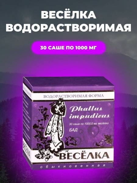 Fungo Shi Vesolka Water-Soluble Food Supplement, 30 Single-Serve Packs (1g Each)