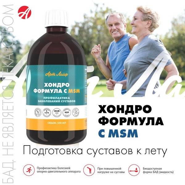 ArtLife Chondro Formula with MSM: Joint Pain Relief & Support (500ml)