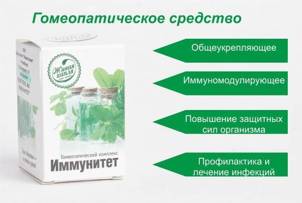 Zhivaya Kaplya Homeopathic Complex Immunity Dietary Supplement Granules 20 g Box
