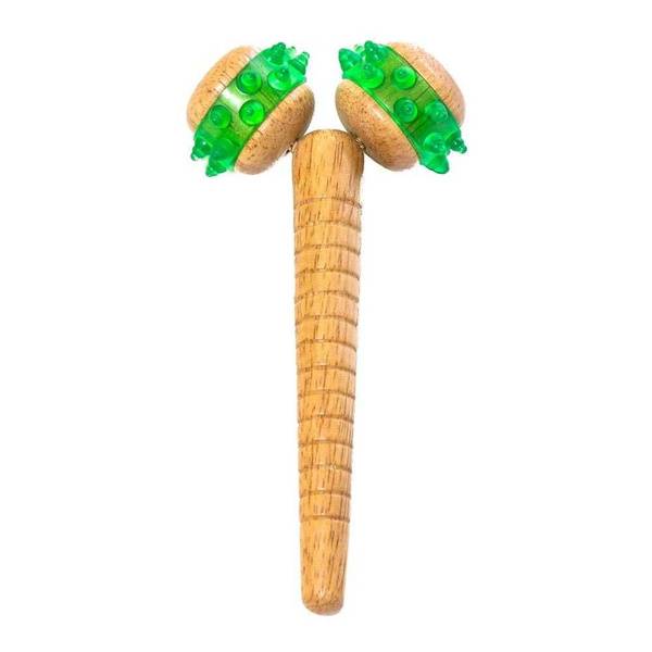 Trives M-526 Roller Massager with Wooden Handle