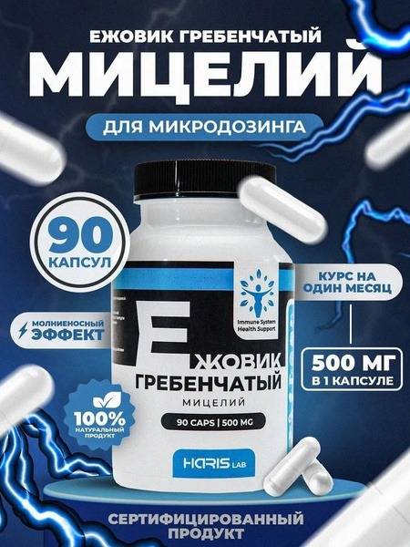 Lion's Mane Mushroom Capsules (90 Count)