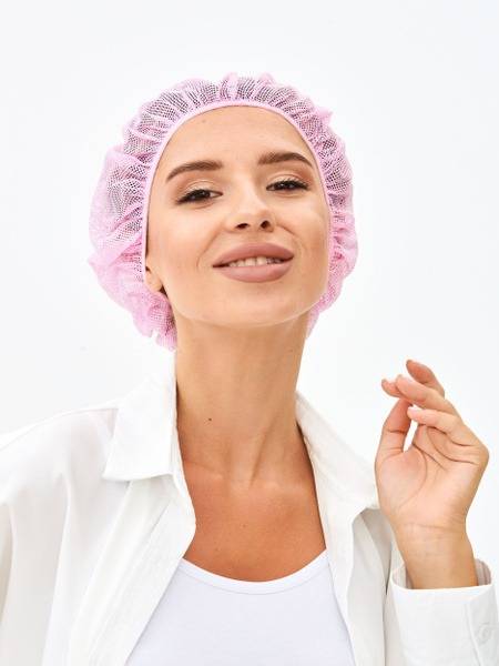 Medical Hairnet Cap, Breathable Mesh Fabric
