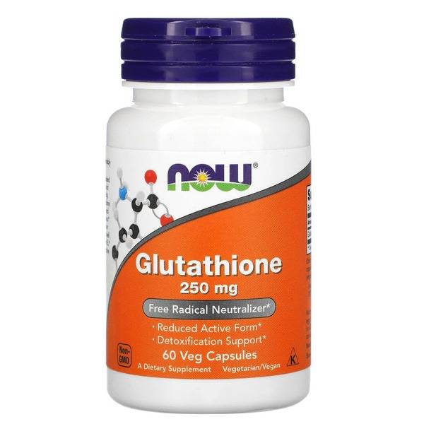 NOW Foods Glutathione 250mg (60 Veggie Caps)