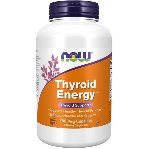 NOW Thyroid Energy Complex 180 Capsules (945 mg)