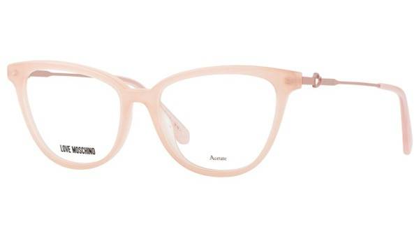 Love Moschino 600 35J Cat Eye Pink Women's Eyeglass Frame