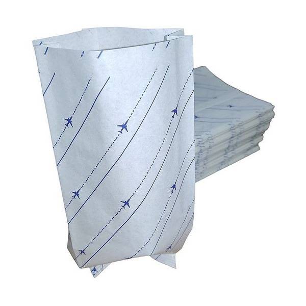 AutoKot Hygiene Vomit Bag, 30 Count, Paper Laminated Leak-Proof, White