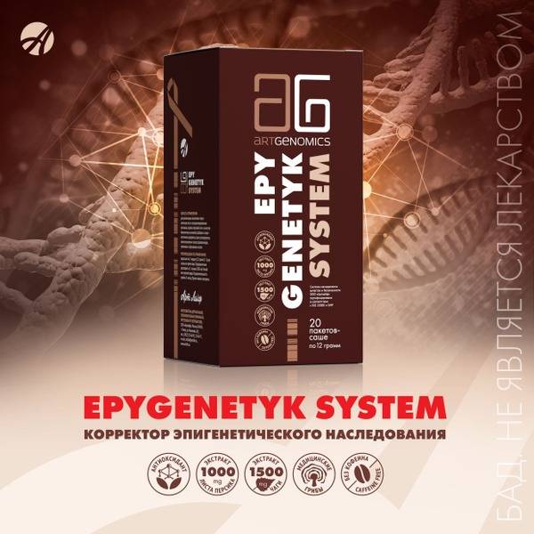 Art Life Epygenetyk System 20 Packets of 12g - Immune Support, Antioxidant, Oncoprotector