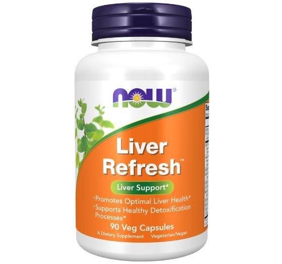 NOW Liver Refresh Detoxifier Capsules, 825 mg, 90 Count