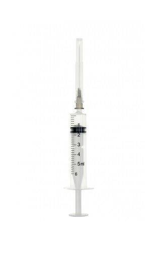 Sterin 3-Part Syringe 5 ml Luer 0.7x40 mm, 10 pcs