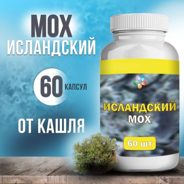 Icelandic Moss Capsules for Cough Relief: Cetraria Islandica for Respiratory Health