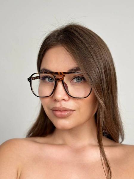 Nikitana Eyeglass Frame, Aviator, Plastic, Women's, 60mm Lens Width