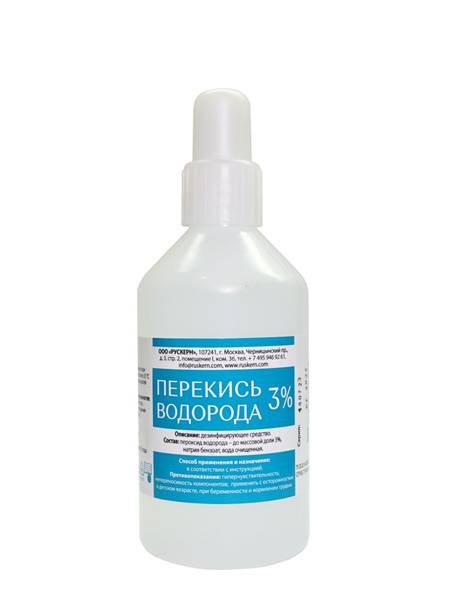 Ruskern Disinfectant Solution 3% Hydrogen Peroxide 100ml