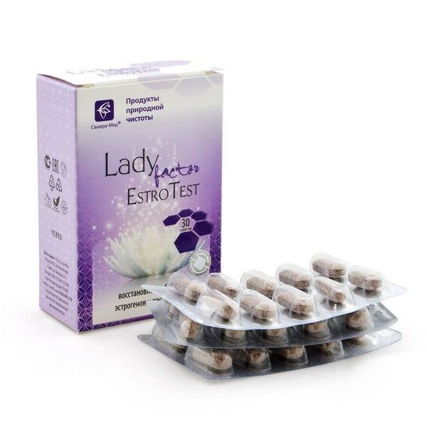 Sachera-Med Lady Factor Estrotest: Women's Estrogen Hormone Balance Supplement