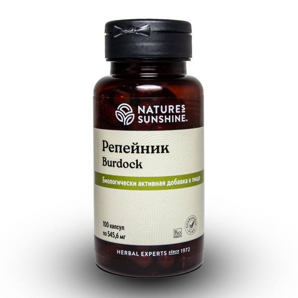 Nature's Sunshine Burdock Capsules, 100 Capsules 545.6 mg, 100 Count
