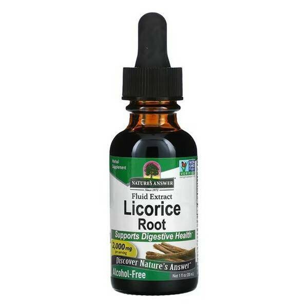 Nature's Answer Licorice Root Extract, Alcohol-Free, 2000 mg, 30 ml