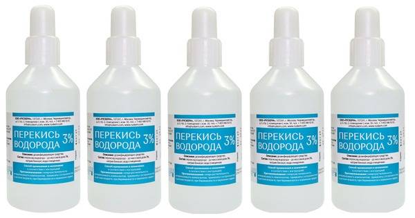 Ruskern Disinfectant Solution 3% Hydrogen Peroxide 500ml (Pack of 5)