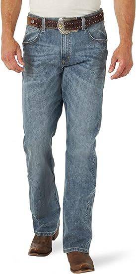 Men's Wide Fit Jeans Greeley Cotton Stretch W30/L30