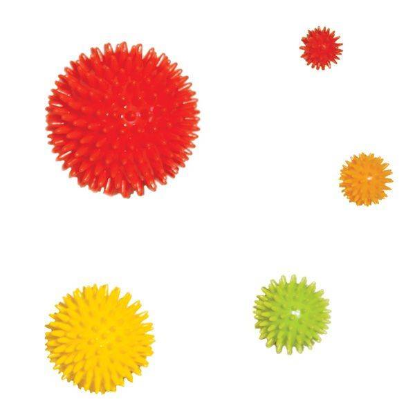 Kreit 5 cm Spiked Massage Ball – Handheld PVC Massager #5