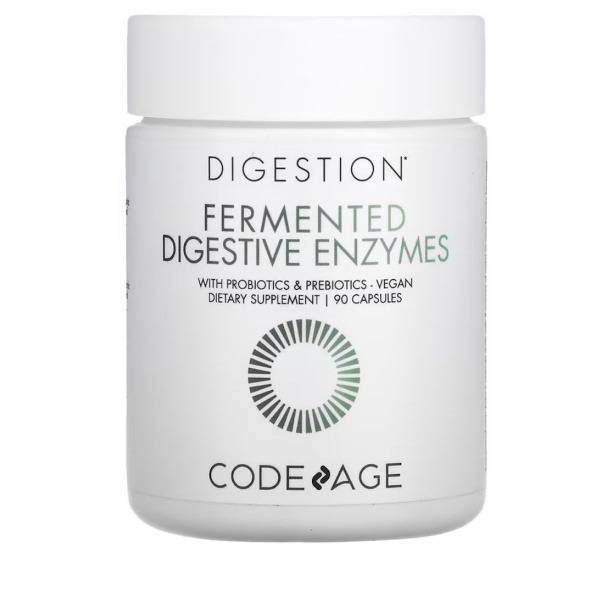 Codeage Fermented Digestive Enzymes with Probiotics and Prebiotics, 90 Vegan Capsules