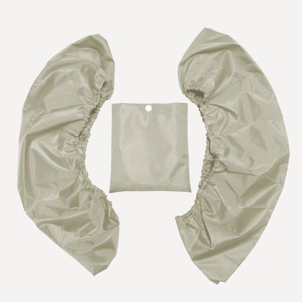 Eco-master Reusable Children Shoe Rain Covers Oxford 210 Light Gray Size 32