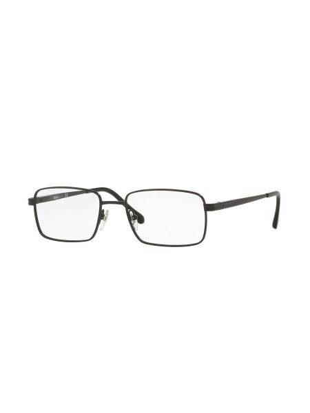 Metal Eyeglass Frame Rectangular Black Spring Hinge 54-18-145 mm
