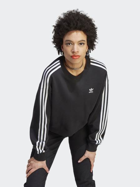 adidas Originals 3S Swtshrt Women's Sweatshirt Black