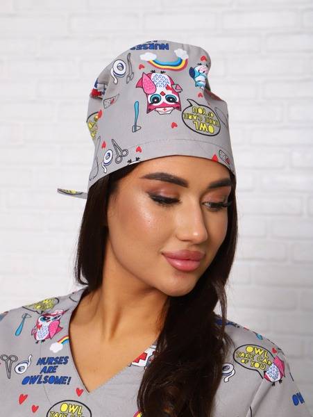 Medical Cap, Gray, Universal Size