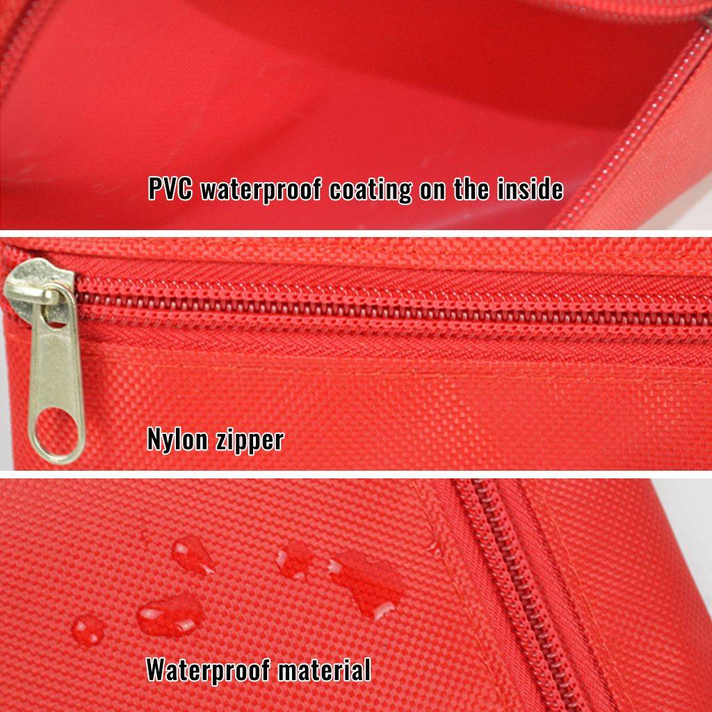 Red Oxford Fabric Portable Travel First Aid Kit Bag, Size S (16x11 cm) #6