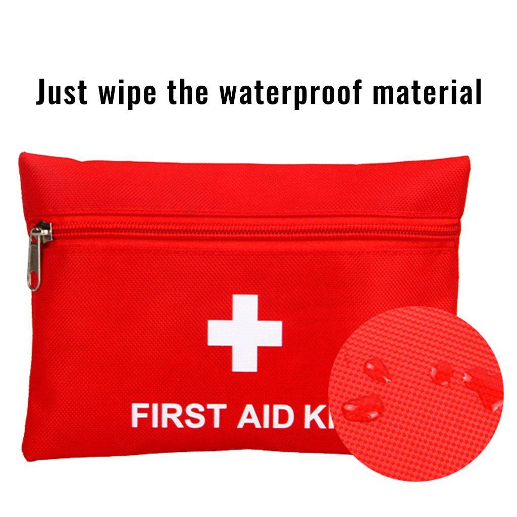 Red Oxford Fabric Portable Travel First Aid Kit Bag, Size S (16x11 cm) #9