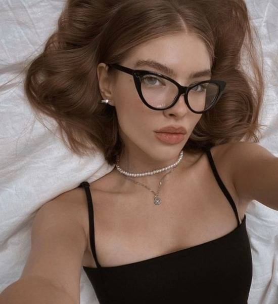 Computer Glasses Anti-Blue Light Cat Eye Frame for Women