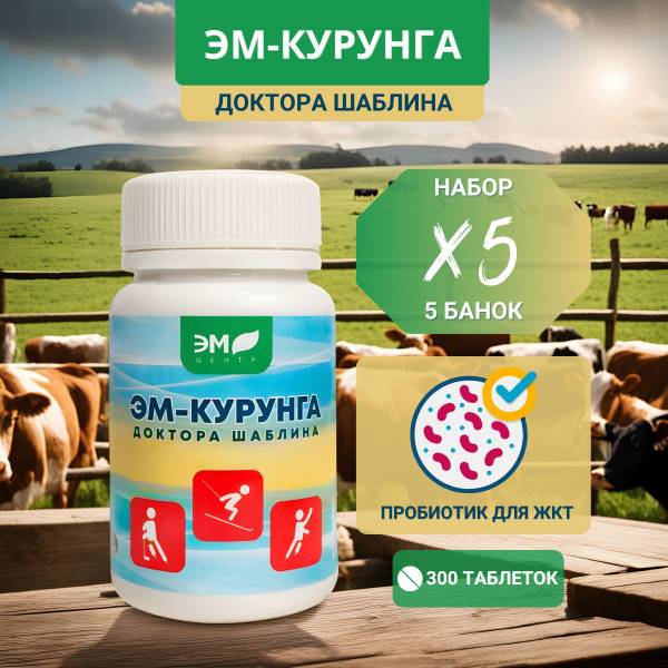 EM Dr. Shablina EM-Kurunga tablets 60 ct — 5-pack