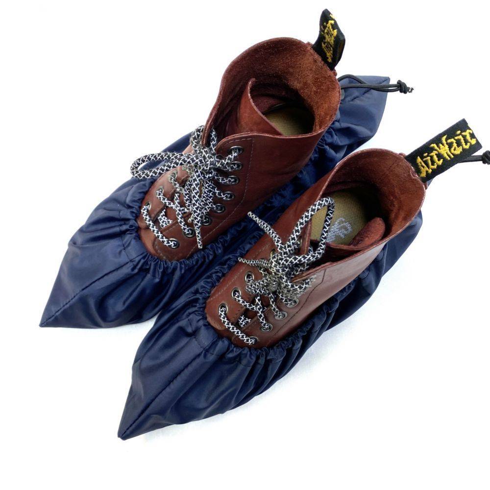 PIK-99 Reusable Waterproof Shoe Rain Covers Oxford 240 D Blue Size M 33-42 #7