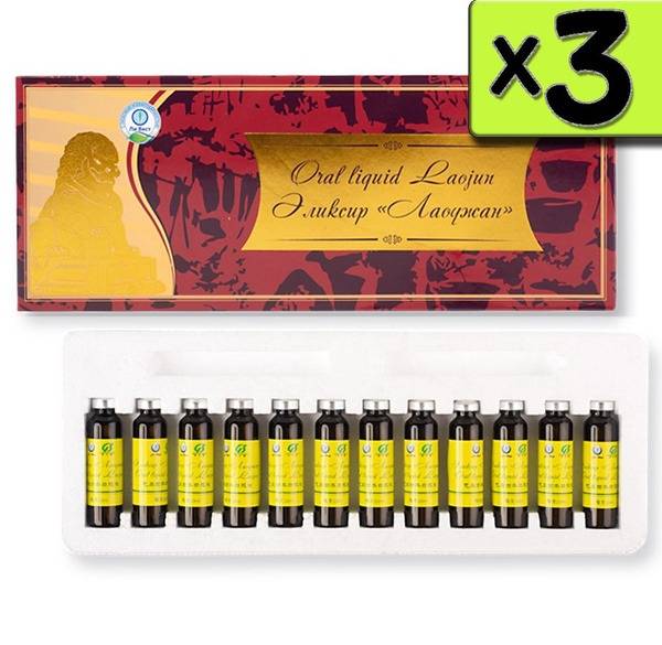 Li West Laozhang Elixir for Immune Support, 120 ml, 3-Pack