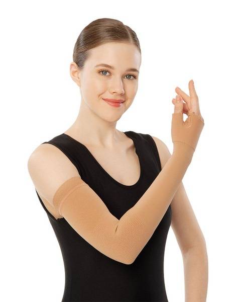 Variteks 2‑Class Compression Sleeve with Glove – Size 4