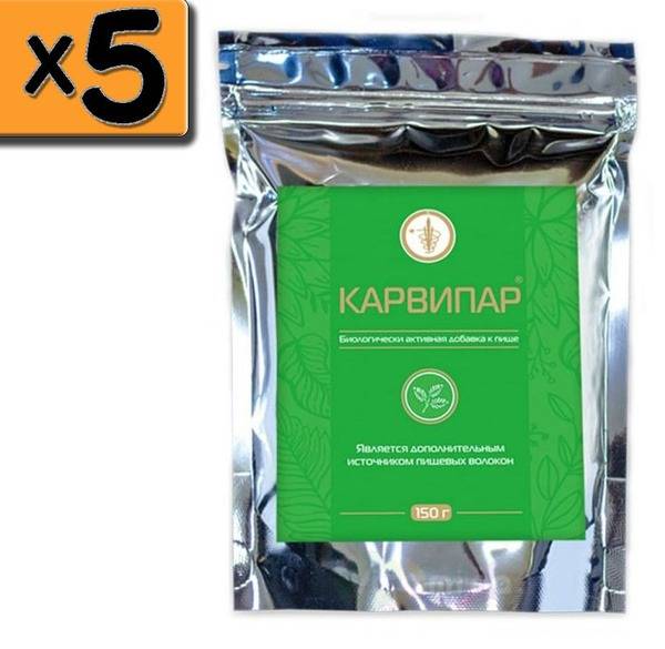 Li West CarviPar Powder for Liver and Gastrointestinal Support 5 Packets 150 g