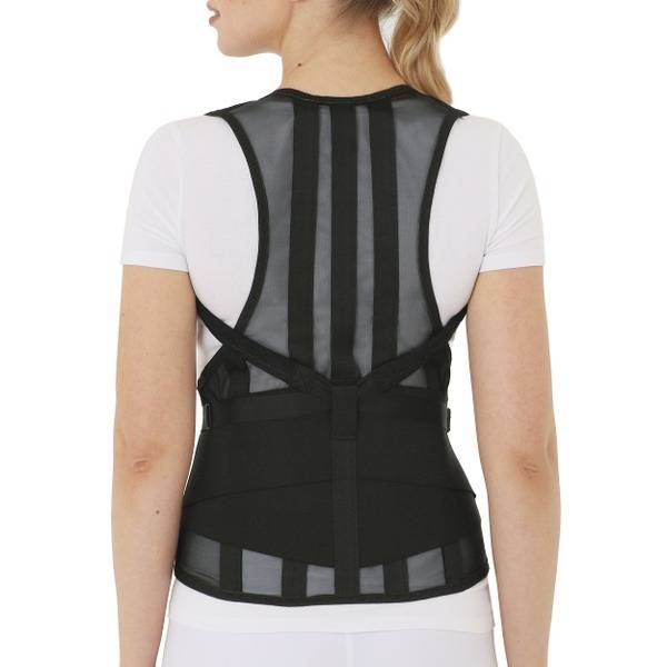 Kreit M2 Orthopedic Corset for Thoracolumbar Support Size 165-175 cm (Abdomen 80-100 cm) Black