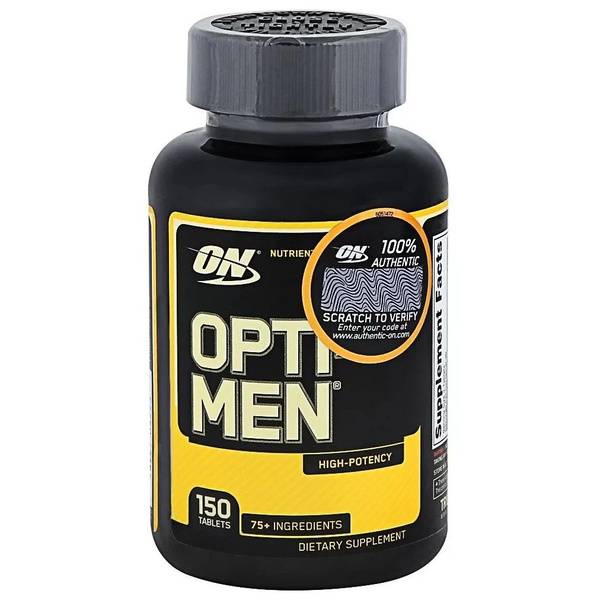 Optimum Nutrition Opti-Men Vitamin Complex 150 Tablets 1290 mg