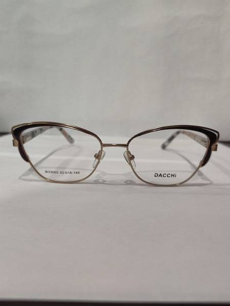 DACCHI Women's Brown-Red Cat Eye Eyewear Frame