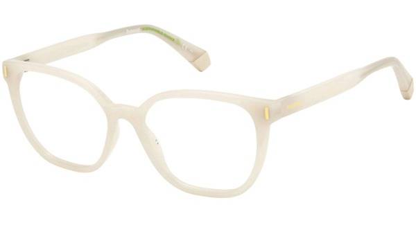 Polaroid D484 VK6 Sunglass Frame, White (Pearlescent, Glossy White)