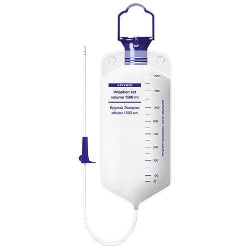 Apexmed Sterile Esmarch Mug, 1500 ml, 30 pcs