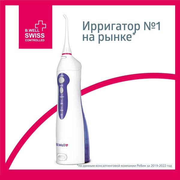 B.Well WI-911 Portable Oral Irrigator: 3 Modes
