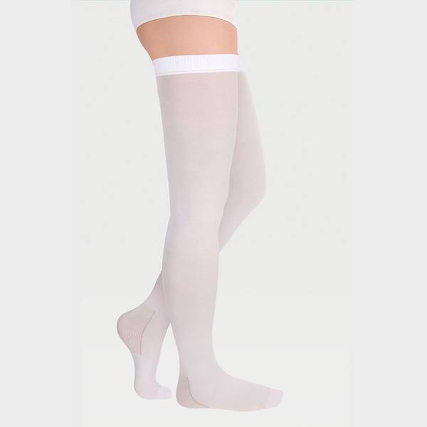 Luomma Idealista Compression Stockings White, 2nd Compression Class
