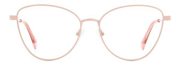 Polaroid PLD D464 35J Eyeglass Frame, Pink, Cat Eye