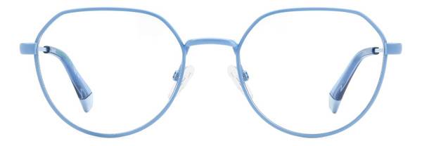 Polaroid PLD D465 MVU Unisex Metal Eyeglass Frame - Azure