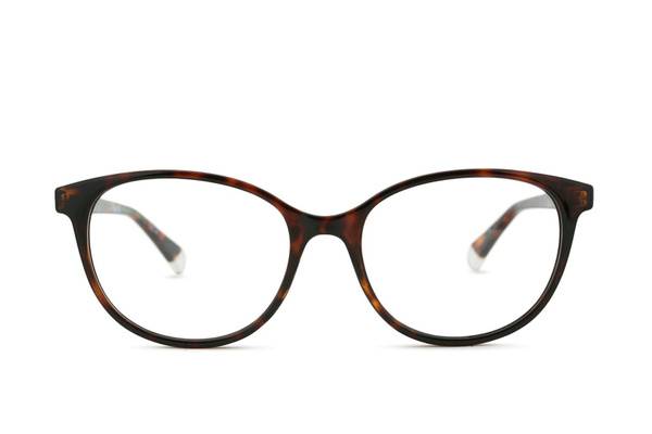 Polaroid PLD D467 086 Female Brown Round Eyeglass Frame