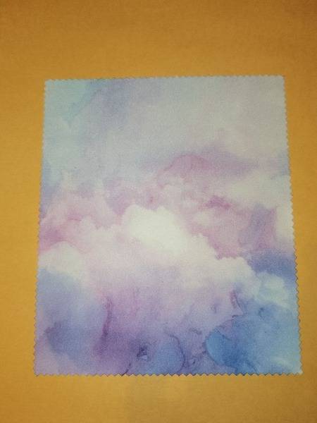 Aquarelle Glasses Cloth - Purple